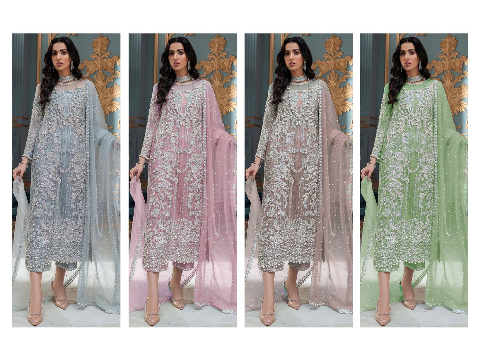 Kf 148 Color Designer Pakistani Suits Catalog
